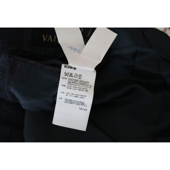Valentino men's wool silk linen cashmere blazer suit jacket 42R - Picture 9 of 9